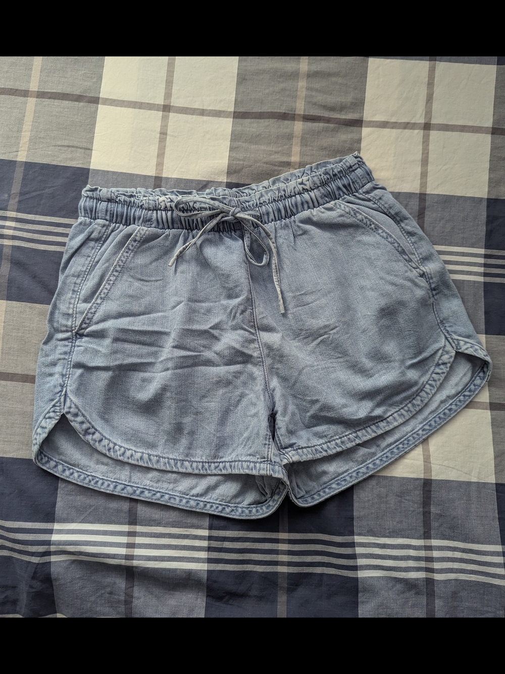 AE, Light Blue Drawstring Short